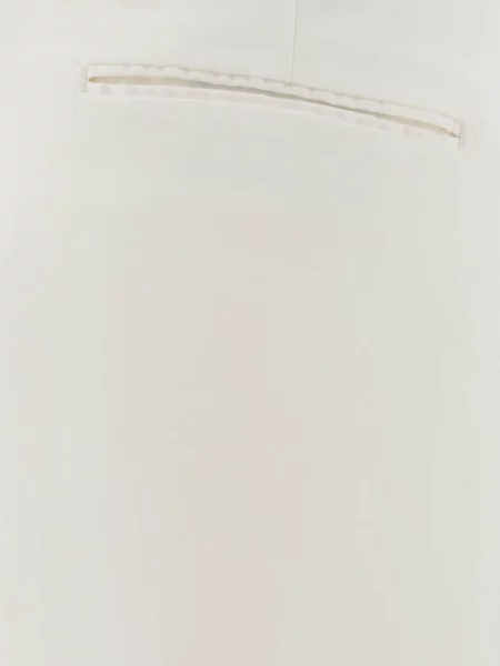 Pantaloni Numero00 conici alb
