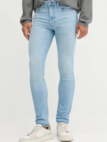 Дънки Calvin Klein Jeans мъжки синьо