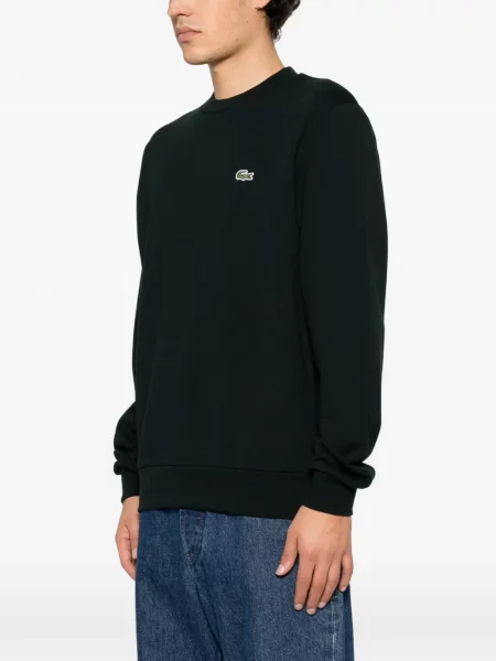 Hanorac crewneck Lacoste verde