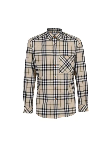 Koszula Burberry beżowa