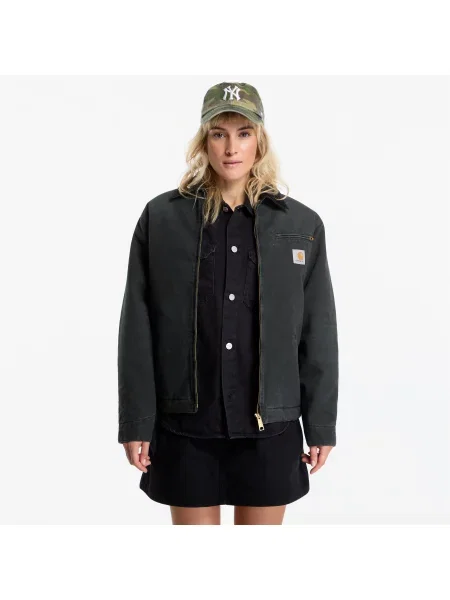 Яке Carhartt WIP OG Detroit Jacket UNISEX Raven/ Black Stone Canvas XL черно