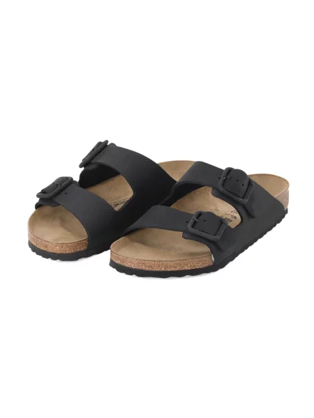 Klapki Birkenstock na sprzączkę czarne