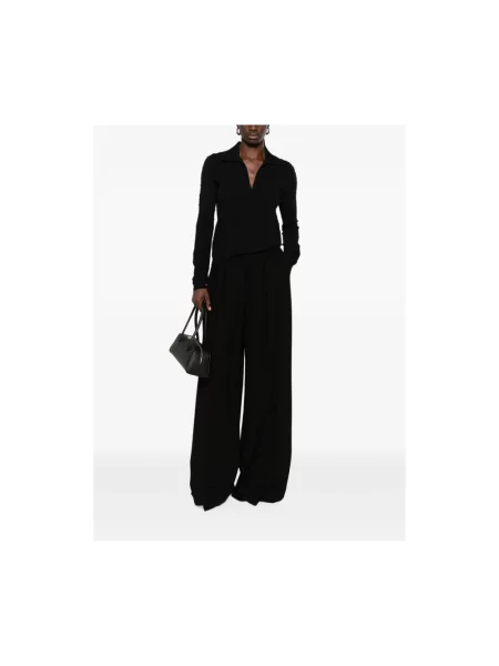Dzianinowy sweter Max Mara Studio czarny