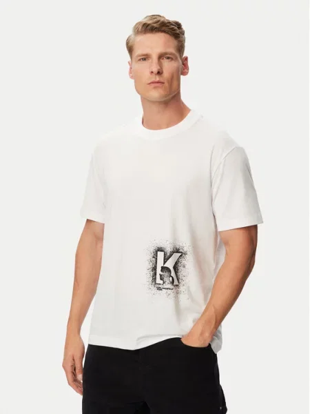 Karl Lagerfeld Jeans T-Shirt biały