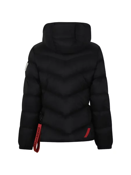 Geacă After Label cu glugă negru