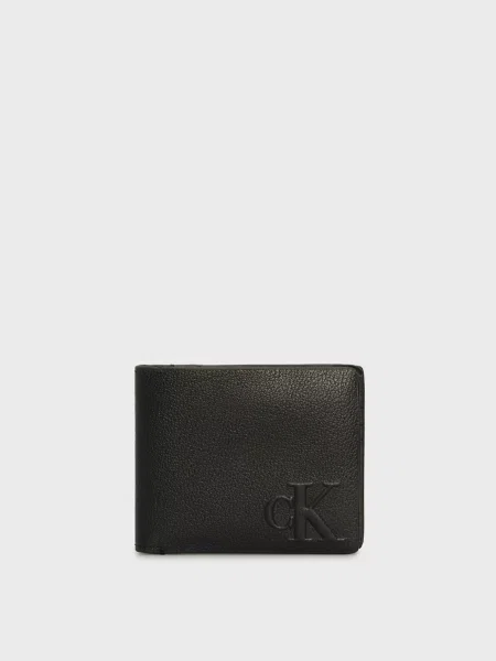 Кожаный кошелек Calvin Klein Jeans черный