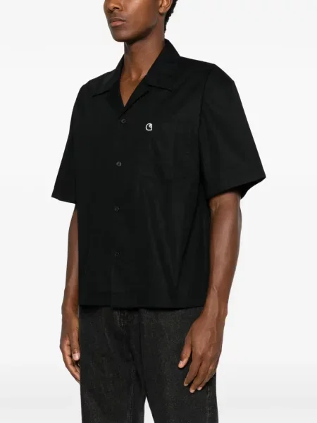 Krátký košile Carhartt Wip s autogramem černá