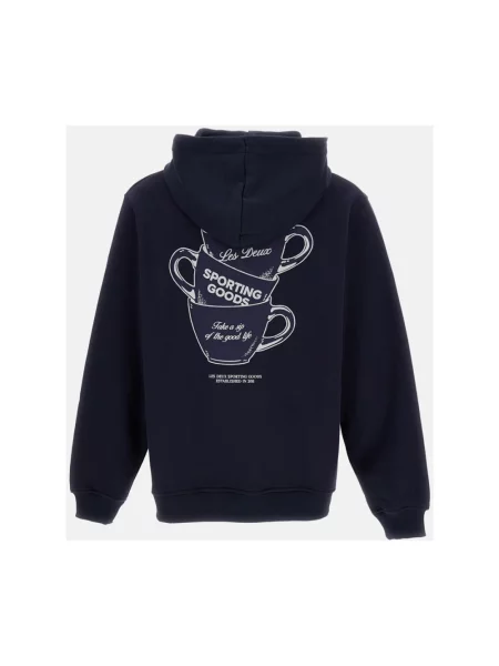 Bluza z kapturem Les Deux z kapturem niebieska