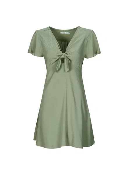 Denim obleka Pepe Jeans kaki