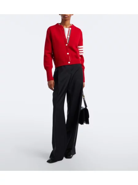 Kardigán Thom Browne červená