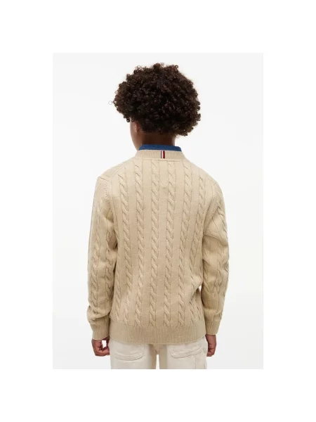 Sveter Tommy Hilfiger béžová