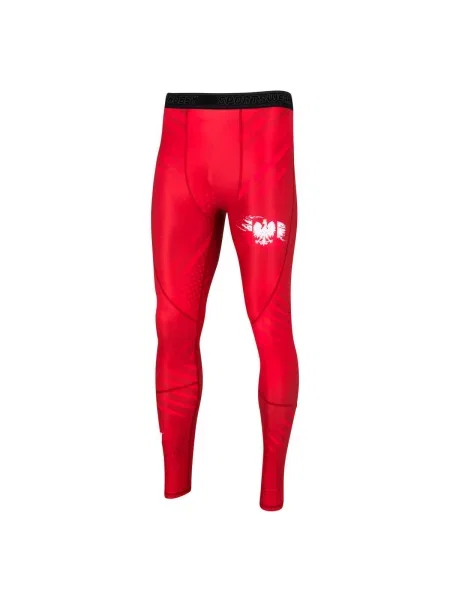 Legginsy sportowe EXTREME HOBBY POLSKA PRIME czerwone