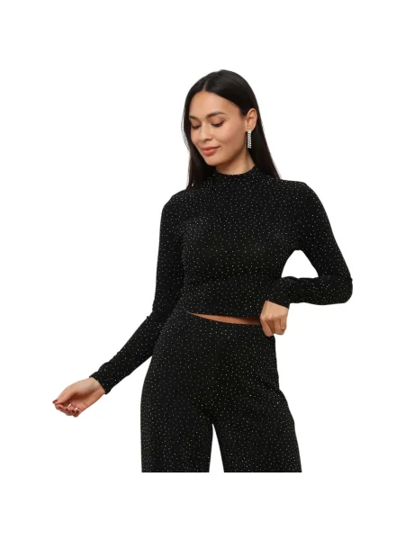Top La Modeuse negru