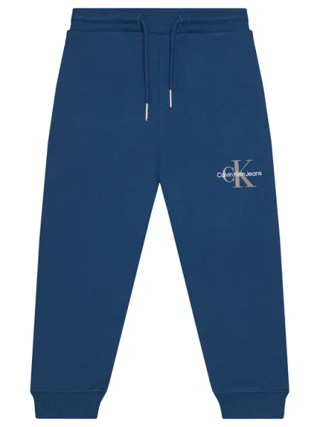 Calvin Klein Jeans Pantaloni trening Monogram Logo M albastru