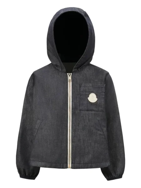 Kurtka dziecięca Moncler Enfant niebieska