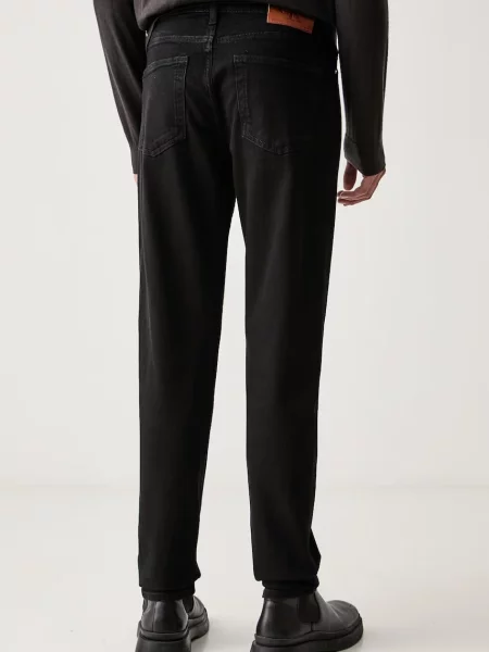 Calvin Klein Jeans jeansy tapered czarny