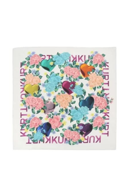 Fular Kurt Geiger London cu model floral