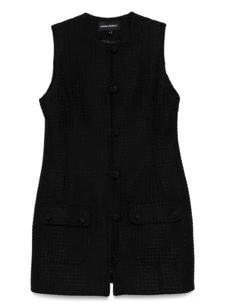 Rochie Cynthia Rowley din jacard negru
