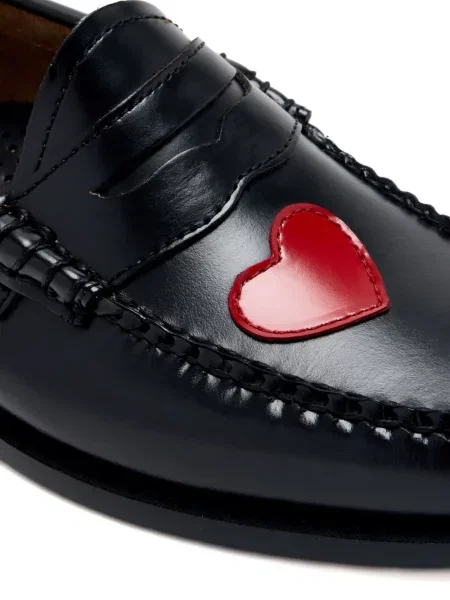Loafers G.h. Bass & Co. με μοτίβο καρδιά μαύρο