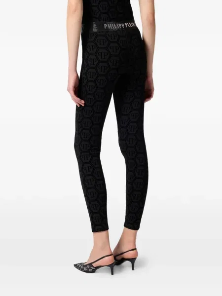 Leggings Philipp Plein negru