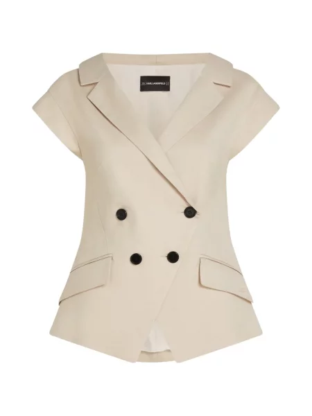 Krótka bluzka Karl Lagerfeld dwurzędowa