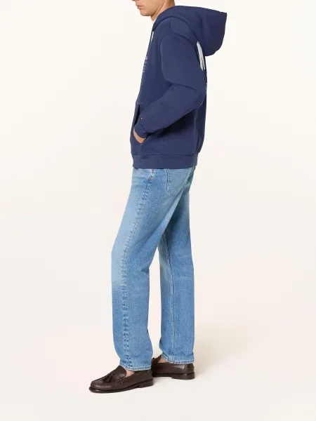 Tommy Hilfiger Mikinová Bunda tmavě modrá