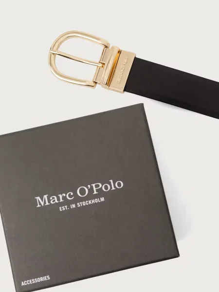 Bőr megfordítható öv Marc O'polo barna