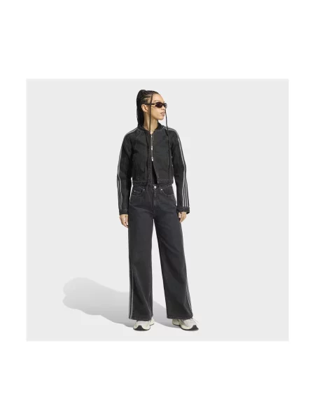 Adidas Originals bunda dámska rifľová SST čierna