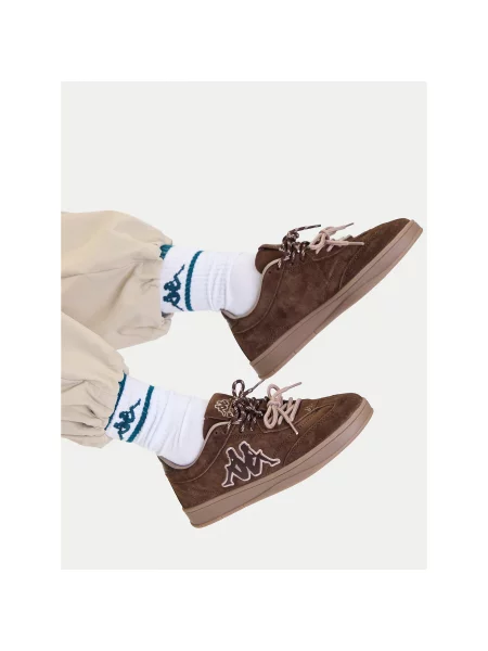 Sneakersy Kappa Tmavo hnedá