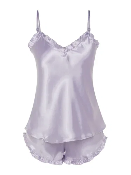 Trendyol Pantaloni scurți mov liliachiu