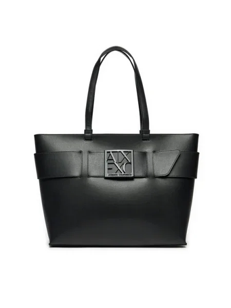 Shopper kabelka Armani Exchange čierna