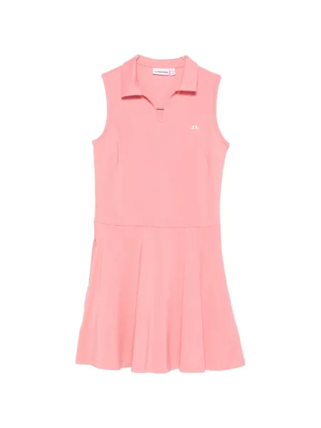 Mała sukienka mini J.lindeberg w kształcie litery A garniturowa różowa