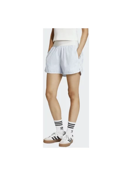 Adidas Originals Szorty Poplin blau niebieskie