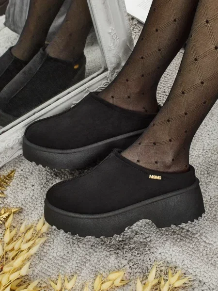 Krótki futro Resti czarne