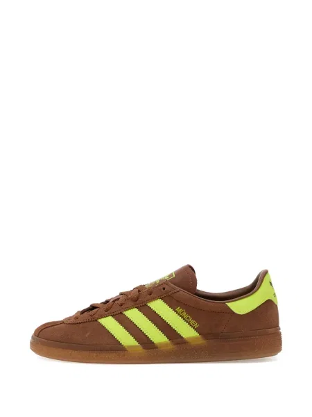 Sneakerși Adidas Campus cu imagine alergare din piele de căprioară negru