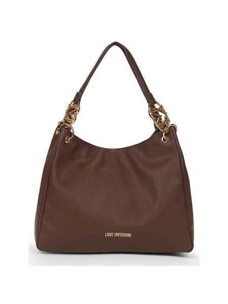 Love Moschino geantă shopper pentru femei cu imitație de piele maro