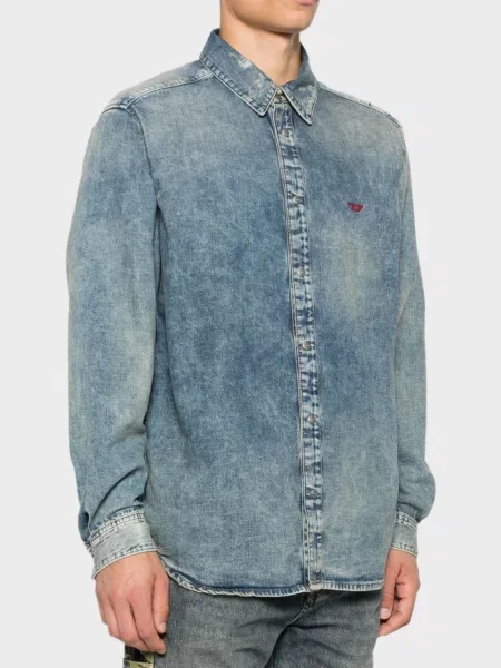 Сорочка Diesel блакитна