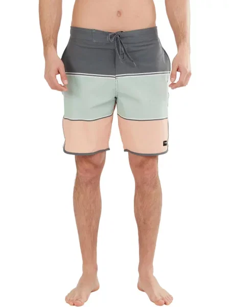 Spodenki plażowe FUNDANGO Neal Boardshort szare