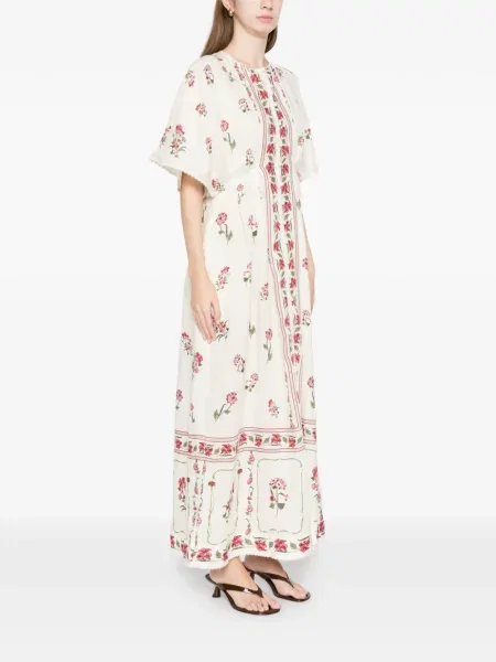 Gėlėtas kostiumas maksi maxi suknele Agua By Agua Bendita