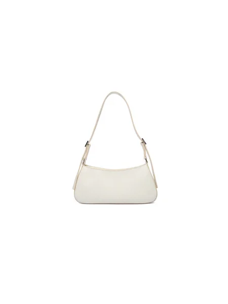 Calvin Klein Táska Emblem Aop Small Shoulder Bag Ekru bézs