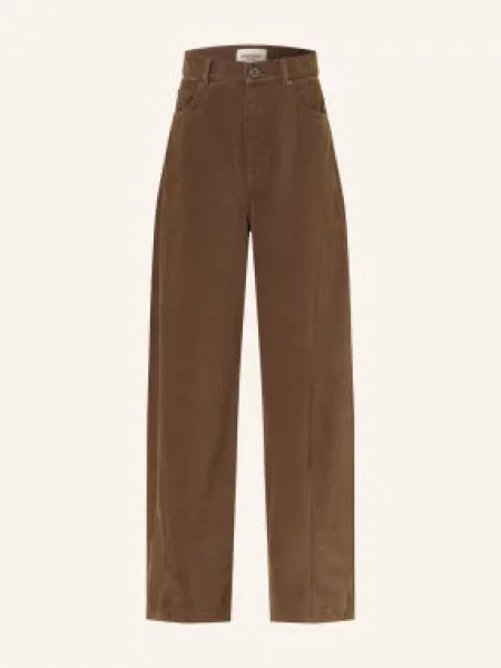 Weekend Max Mara Barrel Džíny Ordine brown hnědé