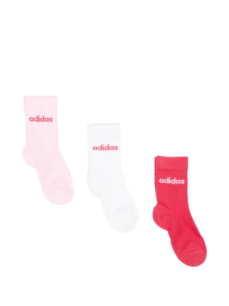 Dětské ponožky Adidas bílé