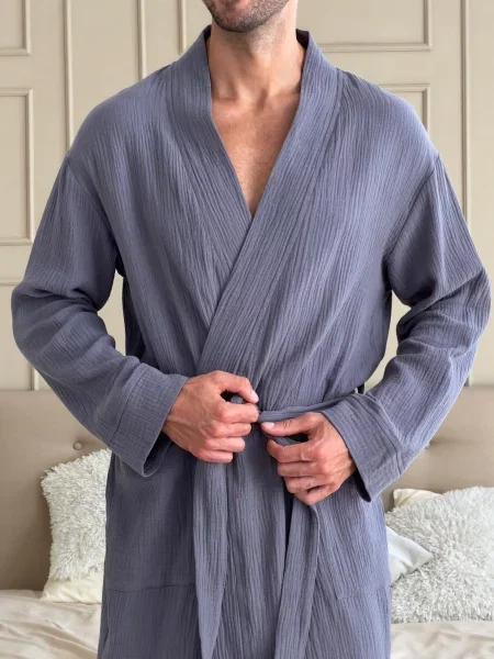 Халат Cosy серый