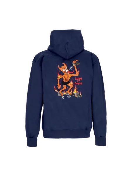 Bluza z kapturem Thrasher niebieska