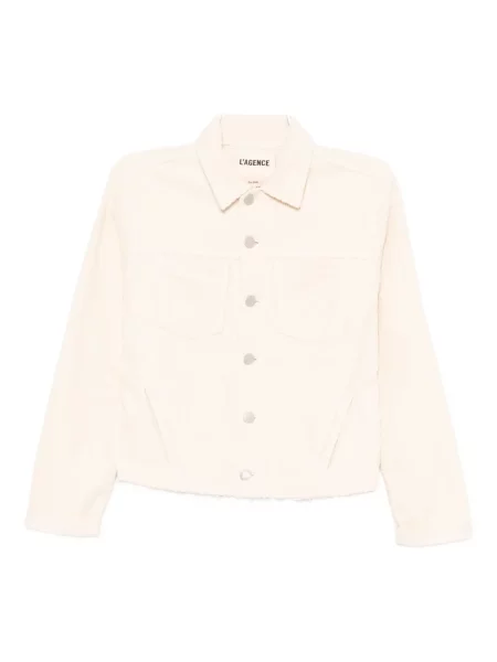 Geacă L'agence de catifea cord zdrențuiți