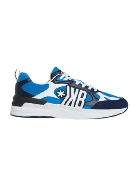 Sneakersy Bikkembergs skórzane niebieskie