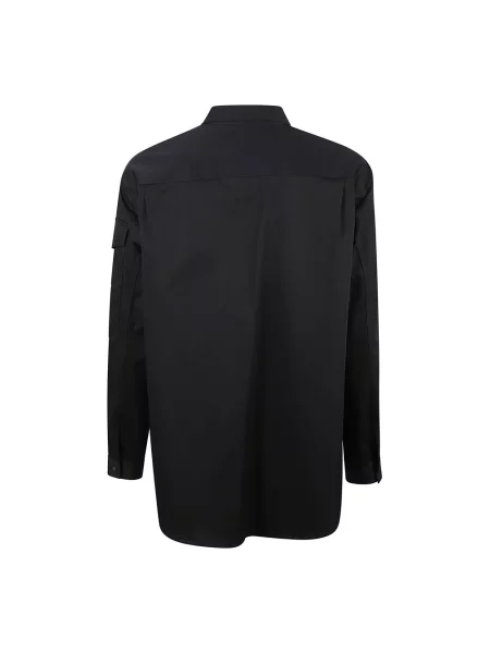 Koszula Alexander Mcqueen z logo niebieska