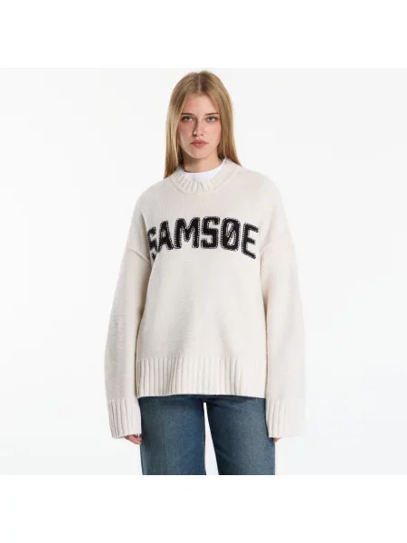 Svetr Samsøe Samsøe Sakeiku Sweater Egret XS
