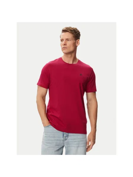 Beverly Hills Polo Club Majica Bordo Regular Fit rdeča