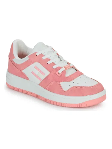 Semišové retro tenisky Tommy Jeans bílé